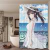 Anime Mai Sakurajima Shower Curtain - Water-Repellent And Leak-Resistant, Mold And Mildew Resistant For