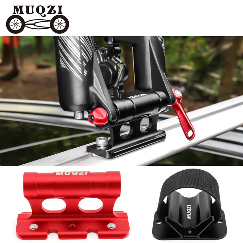 Practical Bike Front Fork Fixed Mount Aluminum Alloy Front Fork Rear Wheel Luggage Rack Fixed Quick Install Bracket