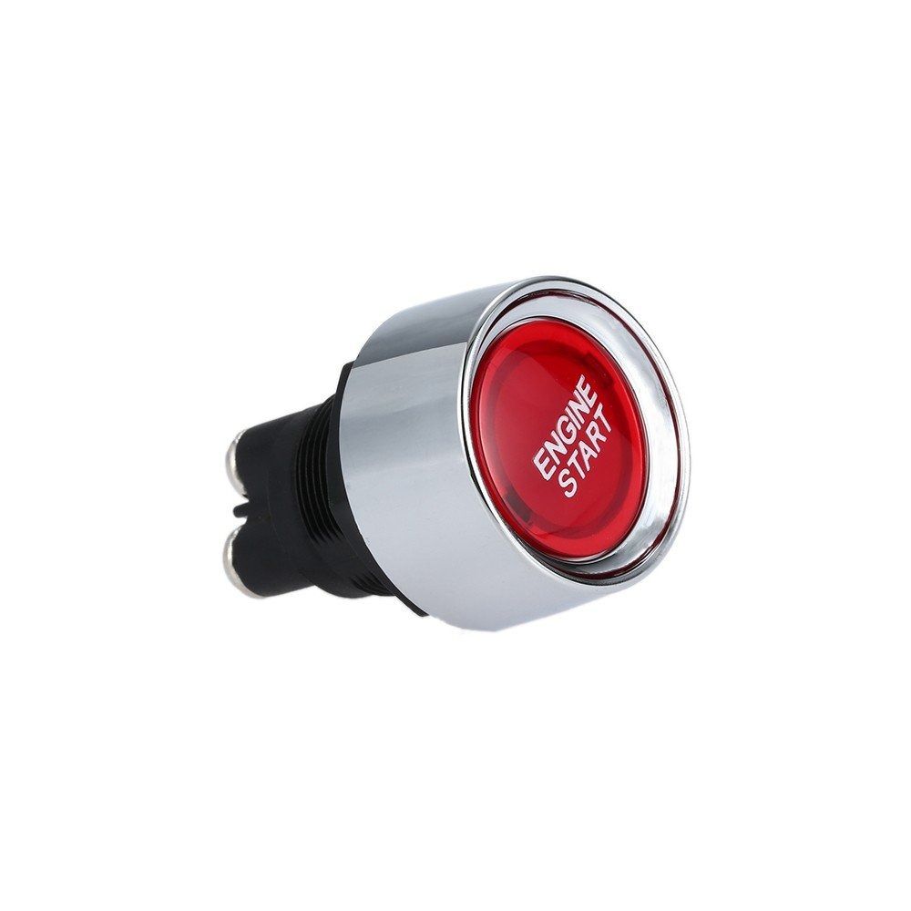 Auto Reset Push Button Switch LED Illuminated Start Button Ignition Starter  Vehicle Installation