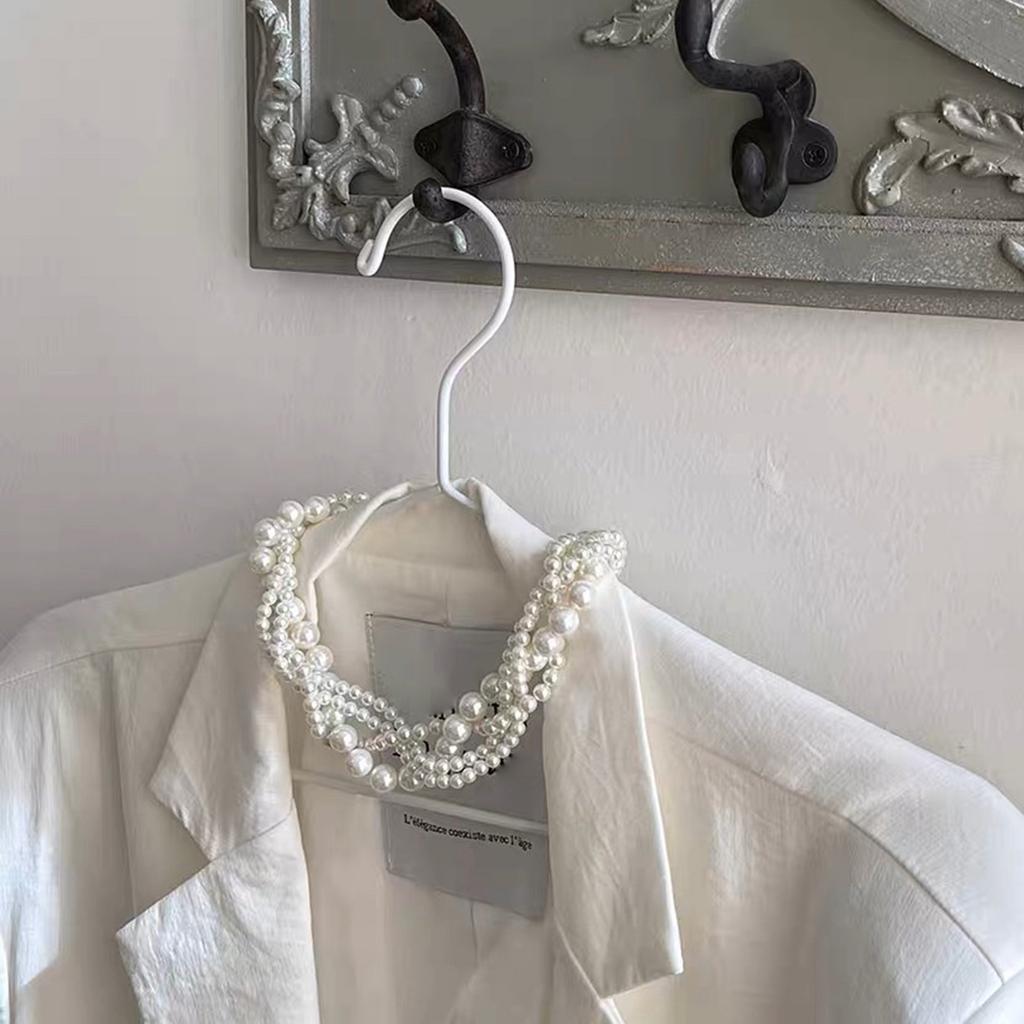 Stylish Beaded Necklace Adornment Delicate Clavicle Chain Accessory Fashionable Accessory Multistrand Necklace for Women