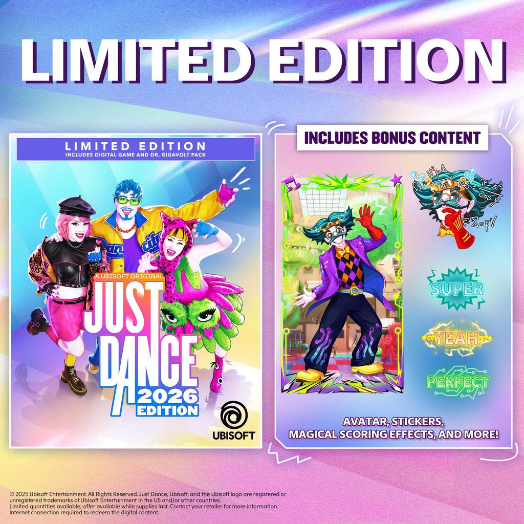 Just Dance 2026 LE Bilingual North Switch (Code-In-Box) (Import America) –