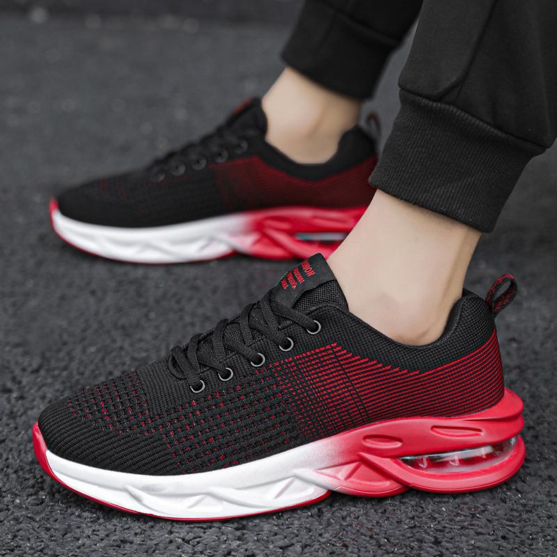 Yrzl Chaussures de Course pour Hommes Nouvelle Tendance Chaussures Légères en Mesh Respirant pour Hommes Antidérapantes Semelle Souple Baskets de Marche Confortables