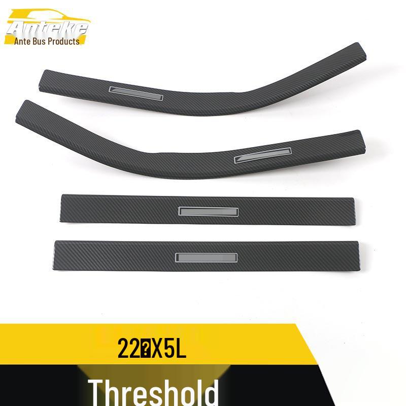 2022 X5L Bright Sill Strips & Welcome Pedal Trim Stickers - Car Exterior Accessories