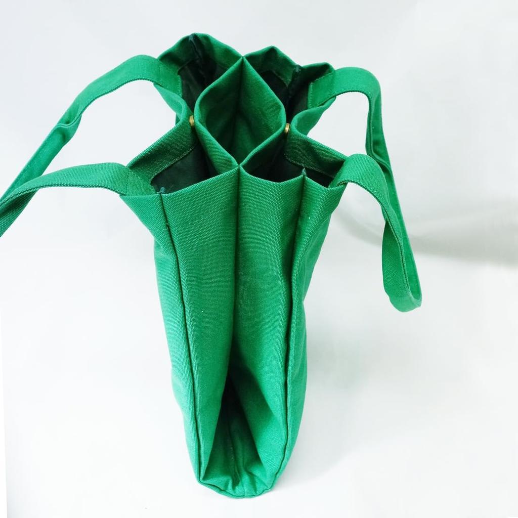 Keys Women's Tote Bag [GreenSize: 34cm x 33cm x 2.5cm] A4 Size, Canvas, Triple-Layer Construction (KB186)