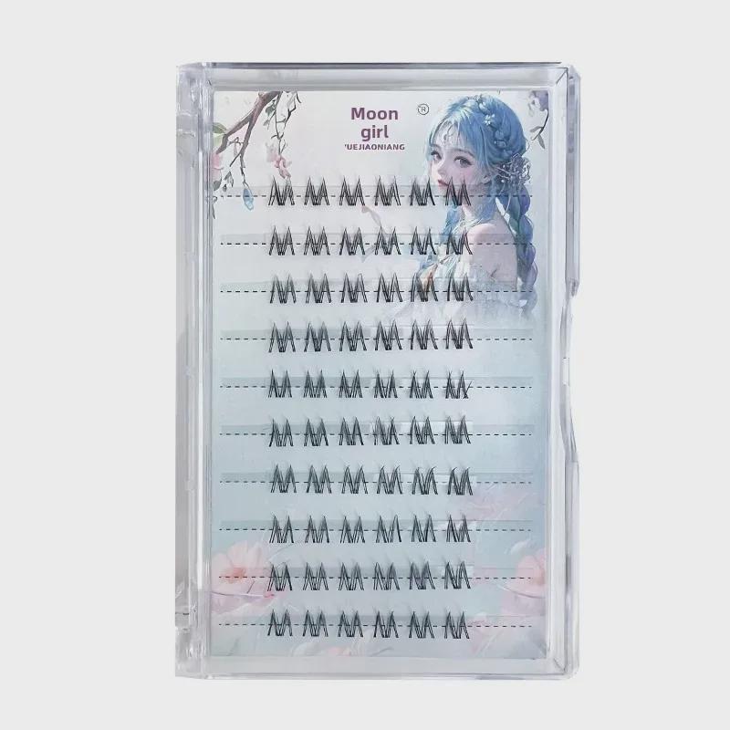 Yue Jiao Niang Zodiac Cuckoo Natural Curl Beginner Eyelashes - Single Cluster for Daily Wear