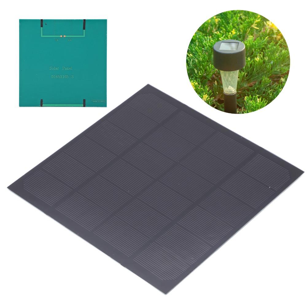 Portable Solar Charger 6V 4.5W Photovoltaic Panel Durable Solar Cell Charger Lowpower Applications