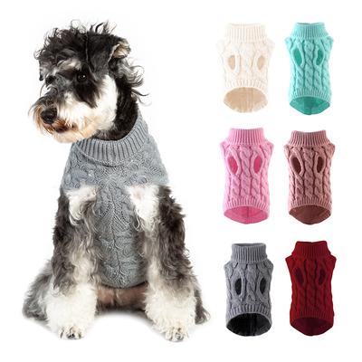 Welpenpullover für kleine mittelgroße Hunde V-Ausschnitt Teddy Strickweste Haustier Welpenkleidung Chihuahua Welpe Haustierpullover Yorkshire