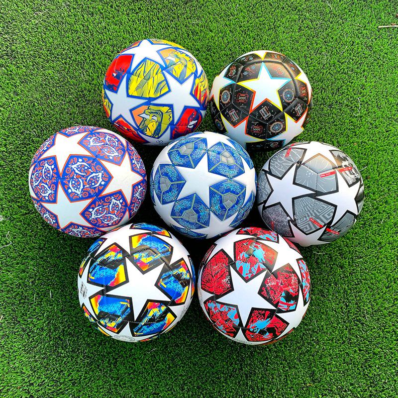 Size 5 Champion League Premier Football: Durable Training/Match Ball for Middle School Students.