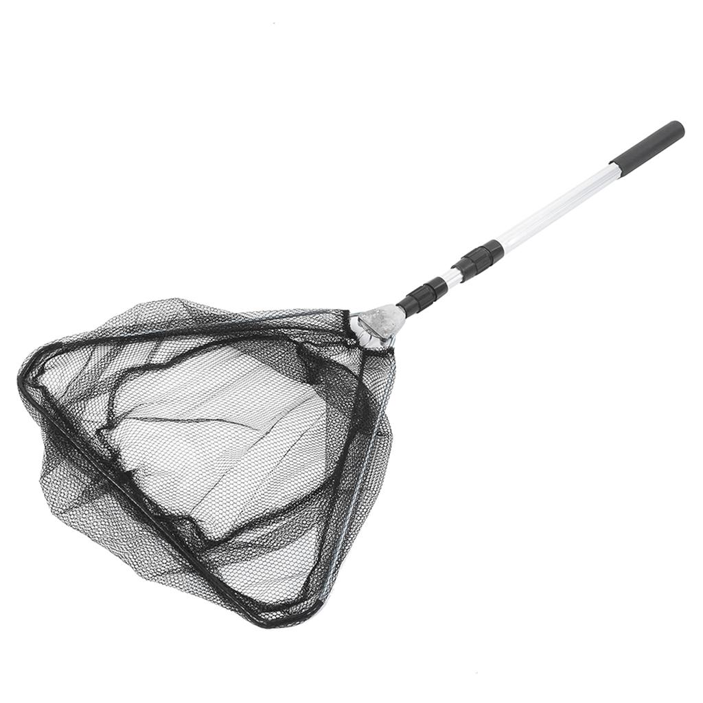 1.5M Durable Triangular Folding Fishing Landing Net with Telescoping Pole Handle
