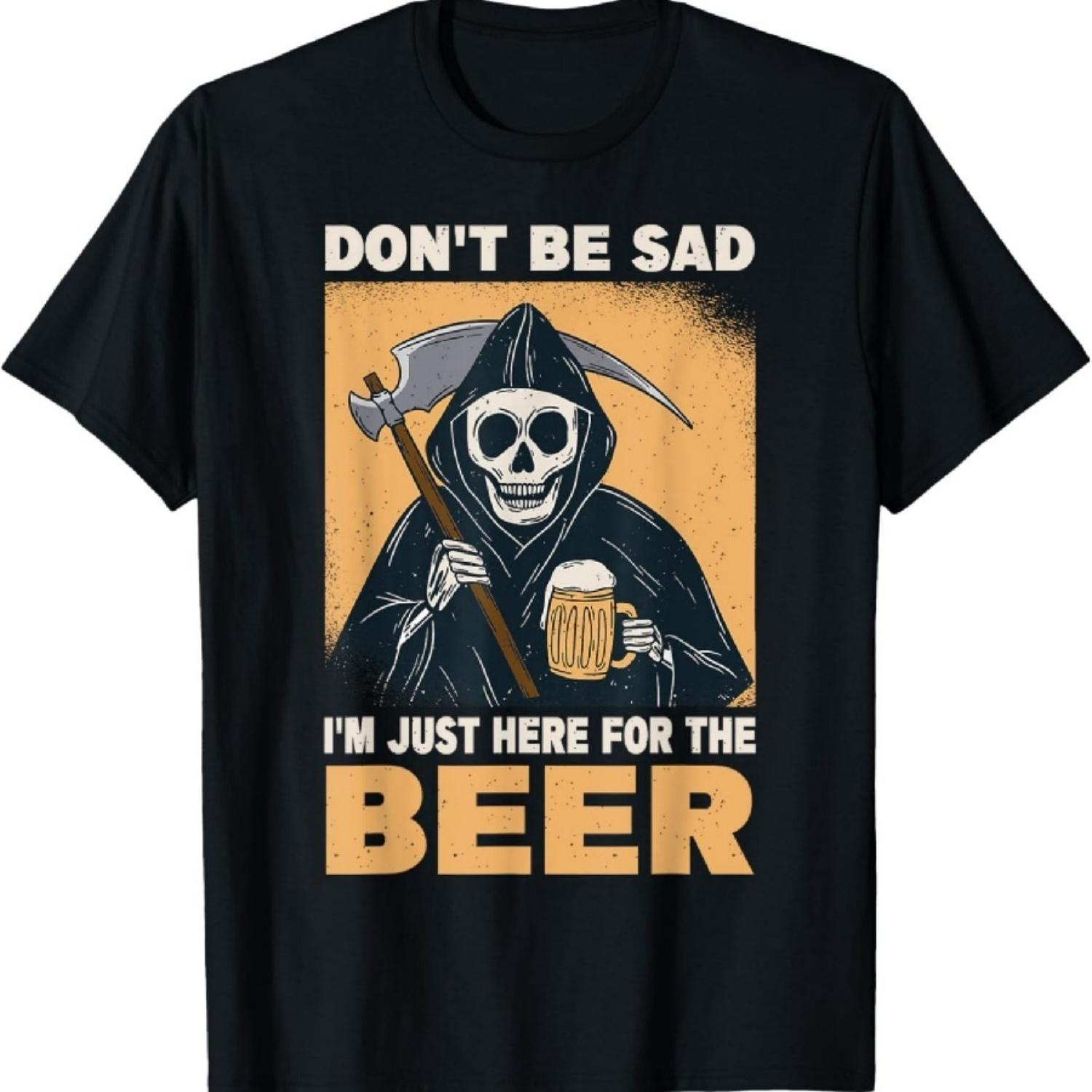

Grim Reaper with Scythe and Beer Grim Reaper T-Shirt XXXXXL чорний