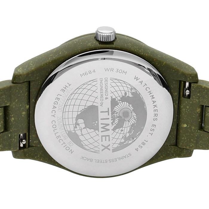 TIMEX Legacy Ocean TW2V77100 Men's Watch, Black Dial, Quartz, 30m Water Resistance, Olive