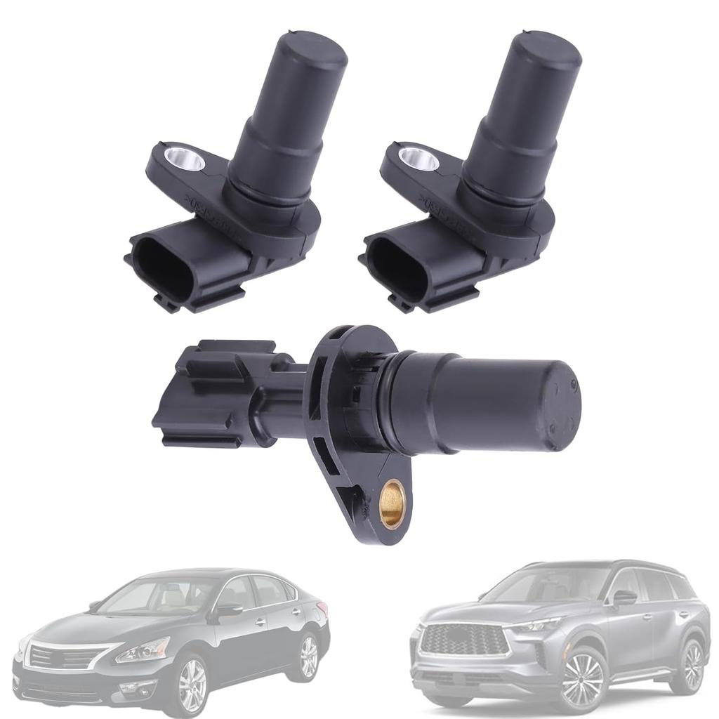 3Pcs Automatic Transmission Input/Output Speed Sensor Fit for Infiniti JX35 QX60 2013-2015, for Nissan Altima Juke Maxima Murano Pathfinder Rogue