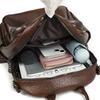 PU Backpack Women's Outdoor Travel Backpack Multi-function Shoulder Bag