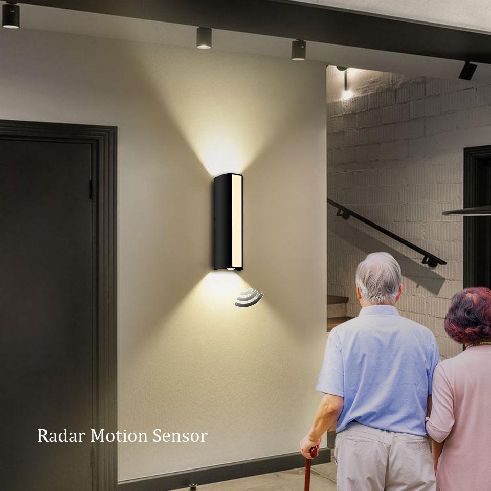Long Wall Light outdoor Waterproof Modern Long Strip LED lighting wall lamp IP66 Garden AC 85-256v outdoorDecoration