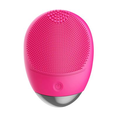 Electric Silicone Facial Brush Ultrasonic Vibration Pore Cleaner Skin Care Face Brush Massager Powered Facial Cleansing Devices
