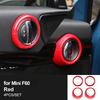 4 pezzi Anello Decorativo Adesivo Maniglia Interna Porta Auto Anello Esterno Maniglia Porta in Plastica ABS Per Mini Cooper F60 Styling Auto
