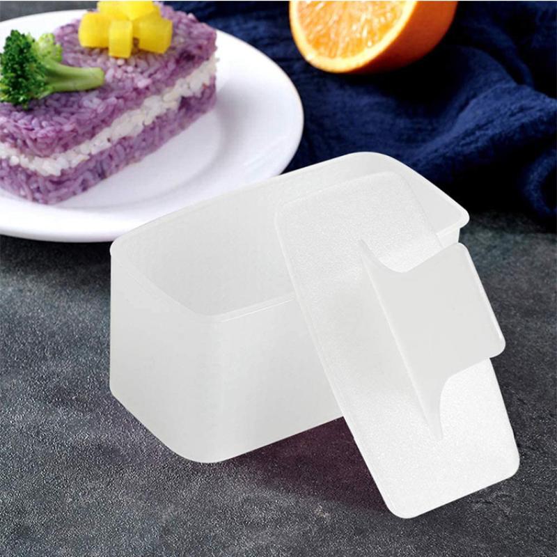 Rectangular Sushi Mold Kit Musubi Maker For Spam Kimbap Onigiri Rice Ball Press Tool Household Kitchen Bento Accessories Diy