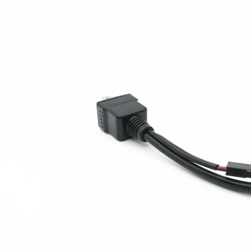 HID Xenon bulb H4 H/L wiring harness controller H4 flexible small relay cable wires H4 Bi-xenon small cable wires
