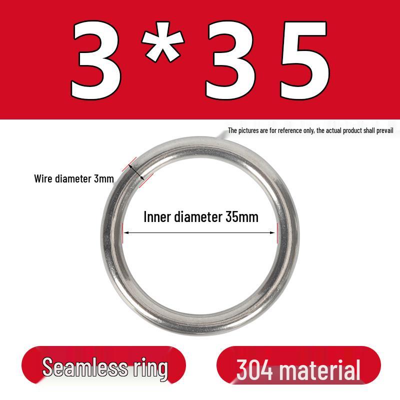 Stainless Steel Seamless O-Ring: Corrosion-Resistant Accessory for Handbags and Pet Gear