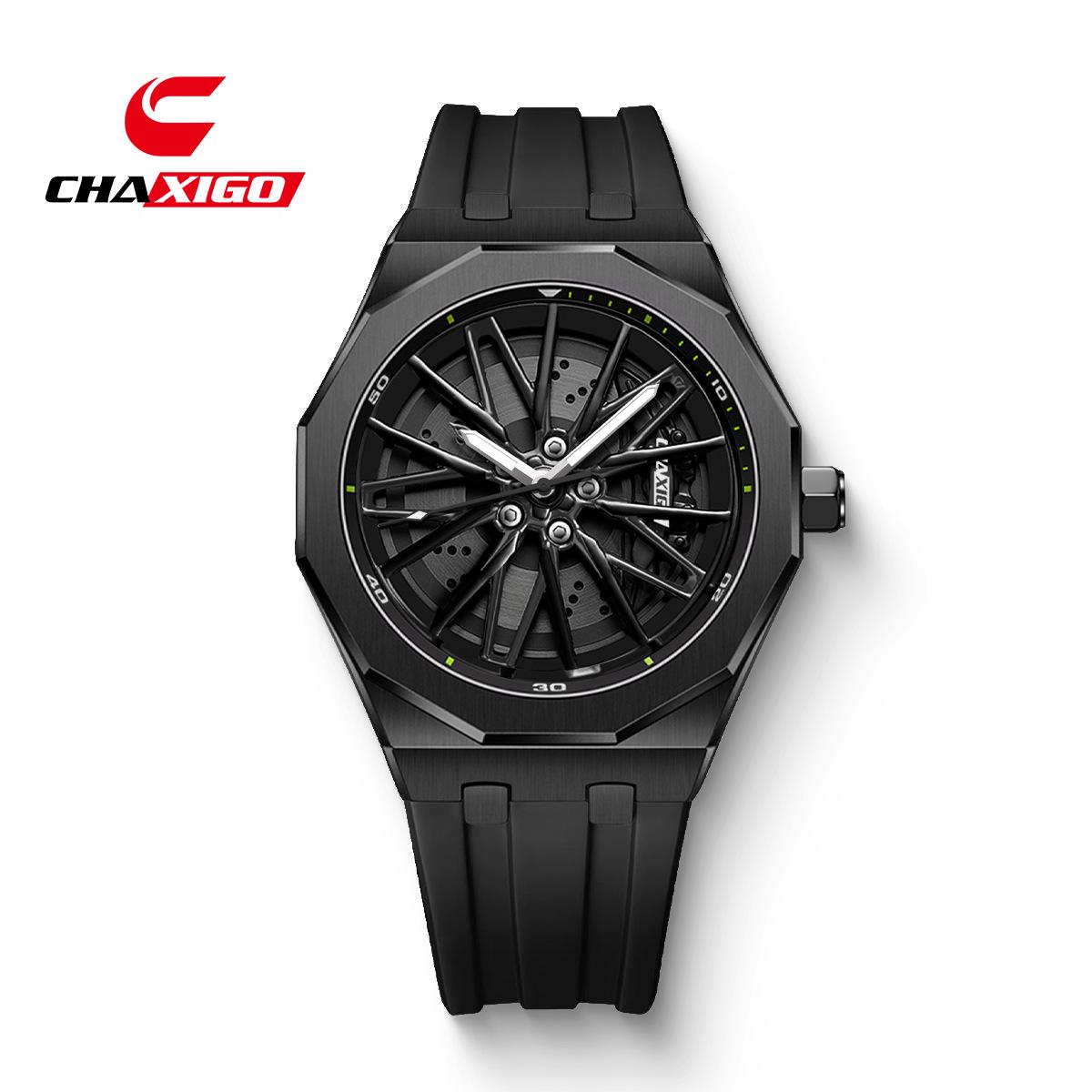 CHAXIGO Men s Rotating Wheel Quartz Waterproof Watch - Trendy Fashion Style