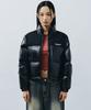 Supra Women'S Jacquard Color Block Short Down Jacket (Black)