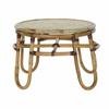 DKD Home Decor-DKD Home Decor Bamboo Rattan Side Table (60x60x42cm)