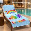 Numberblock Custom Name Beach Towel Large Soft Towel for Indoor Bathroom Outdoor Beach