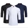 Catering Chefskleding Hotel Restaurant Ober Uniform Keuken Bakkerij Café Lange Mouwen Werkhemden Voedingsdienst Kookjas