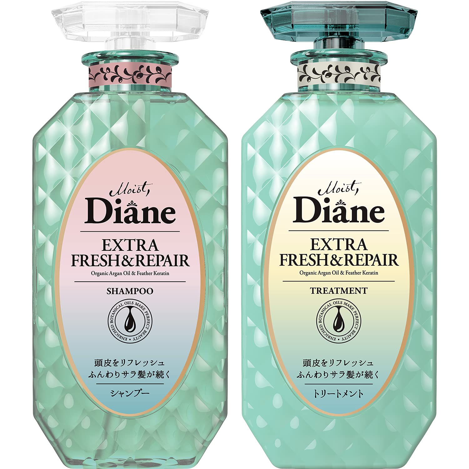 

Diane Shampoo Treatment Peppermint Perfect Beauty Extra Fresh Repair 2021 450ml x 2 [Old product] & [Grapefruit & Scent] &