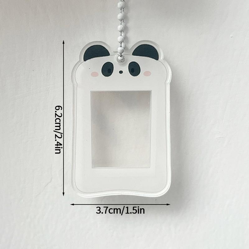 

Electroplate Photocard Holder Acrylic Photo Frame Kpop Photo Card Display Stand Idol Picture Protector Desktop Decor