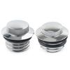 Motorcycle Left+Right Thread Flush Pop Up Gas Cap Vented Fuel Tank Cover For Harley Davidson Road King Softail Dyna