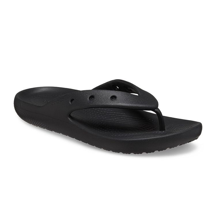Crocs Eva Casual Flip Flops Unisex Footwear Black 209402-001