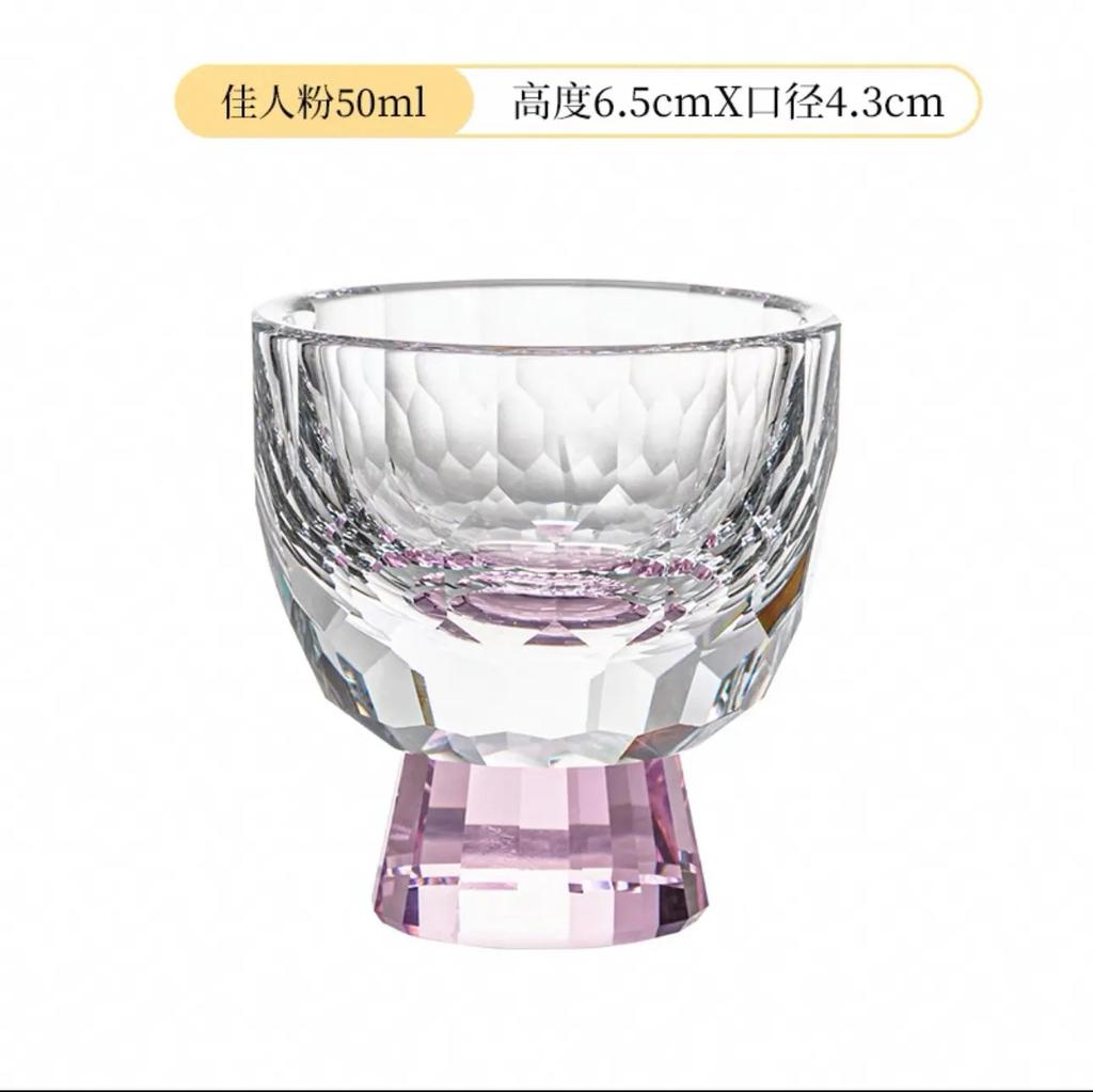 Handmade Carved Crystal Glass Whisky Glasses, Household Foreign Wine Glasses, Water Glasses, Gift Collection