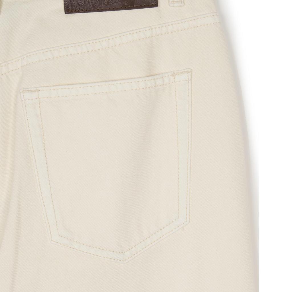 New MLB New York Yankees Denim Collection Jeans Women's Cream 3FDPB1044-50CRD