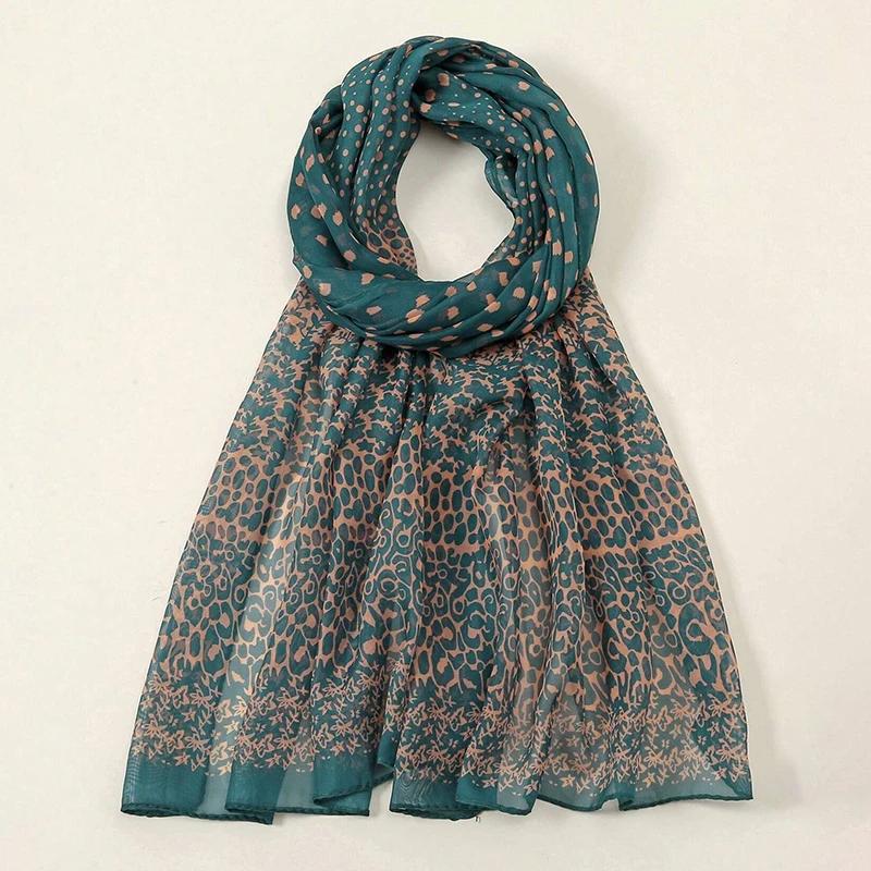 

Chiffon Women Beach Scarf Floral Silk Shawls Design Print Headband Female Summer Headband Wraps Sunscreen Hijab