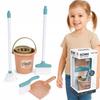 Cleaning Set for Children Mop Bucket Broom Dustpan Matadi