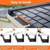 28Pcs Concealed Gutter Hangers with Pre-Inserted Quick Screw Gutter Clip Rain Gutter Brackets for Gutters Repair