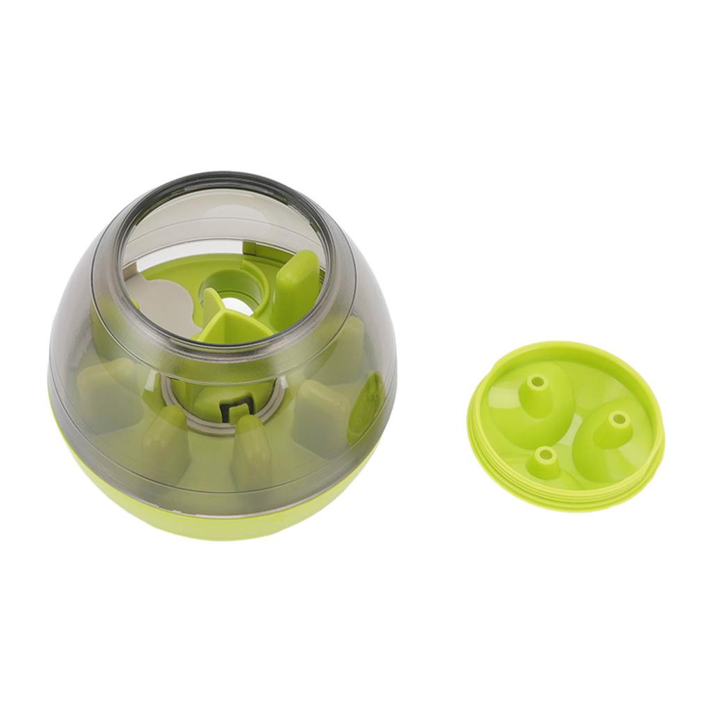 Pet Food Dispensing Ball Interactive Memory Training Dog Slow Feeder Puzzle Toy for Puppy Cat Light Green