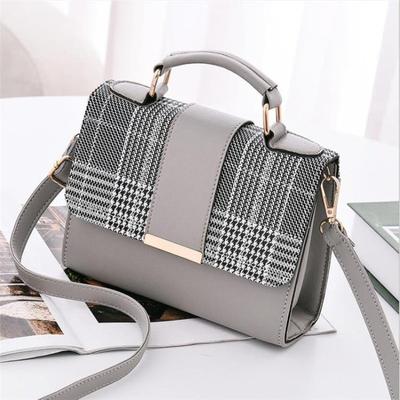 Neue Nischen-Einschulter-Damenhandtasche Generation Twill-Spleiß-Quadratische tragbare Umhängetasche