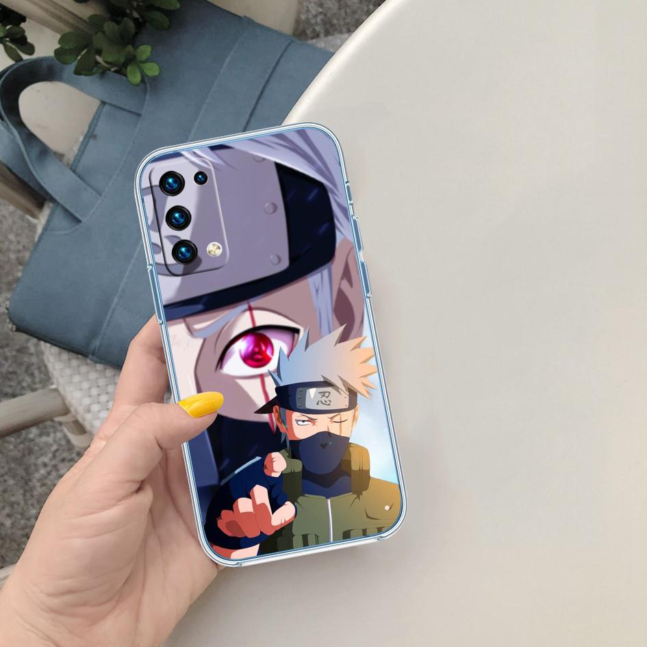 PP49 Naruto Kakashi Soft Shell Transparent Phone Case for Motorola Moto G7 G8 G9 G84 G85 G73 G24 G15 Z2 Play Power Plus