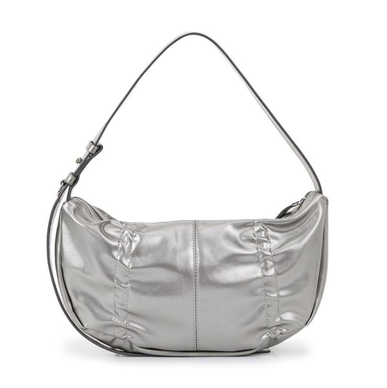 Matin Kim HALF SHIRRING RIBBON ROUND BAG - 6 Colors