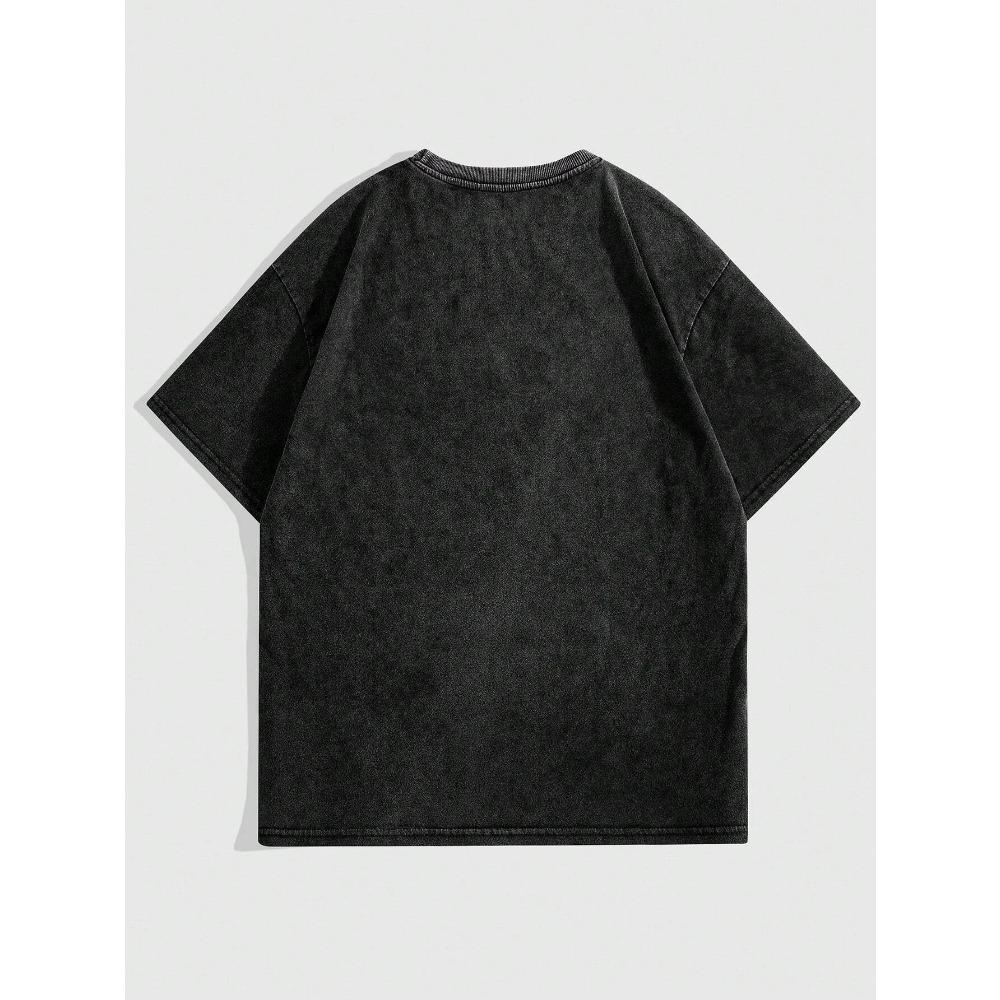 Oversized Loose Washed Cotton T-shirt Men and Women Can Be Short-sleeved Round Neck Fashion Arrival of Summer T-shirts