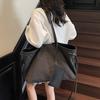 Large capacity tote bag women's 2025 new versatile shoulder handbag casual canvas bag for class commuting