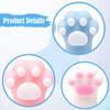 10 Pieces Knitting Pin Stoppers Cat Paw Silicone Accessories Tip Protectors Needle