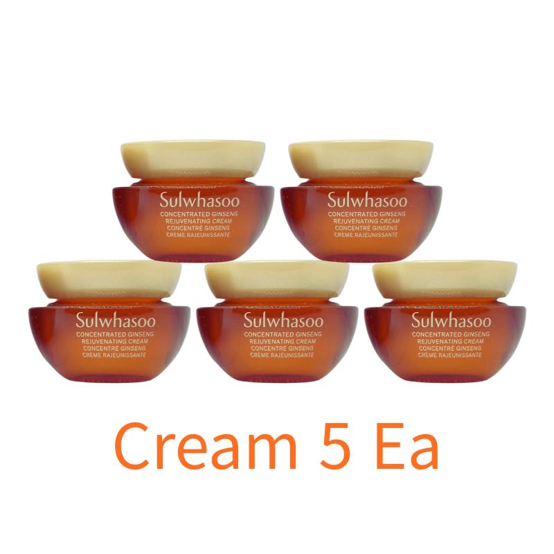 Sulwhasoo Concentrated Ginseng Rejuvenating Cream 5ml*5Ea (Sample)