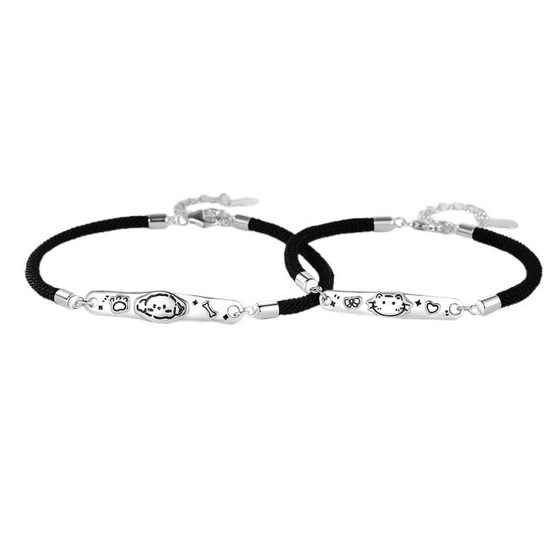 

Graffiti Kittens & Puppies Bracelets S925 for Men & Women: Niche Design, Student Personality Gifts SL20281 - Women s Bracelet