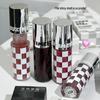 Plum Velvet Matte Lip Glaze | Autumn/Winter Soft Mist Lipstick In Luxe Black Tube