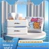 Disposable Cartoon Print Facial Tissue - Portable, Student-Sized Wood Pulp Napkins