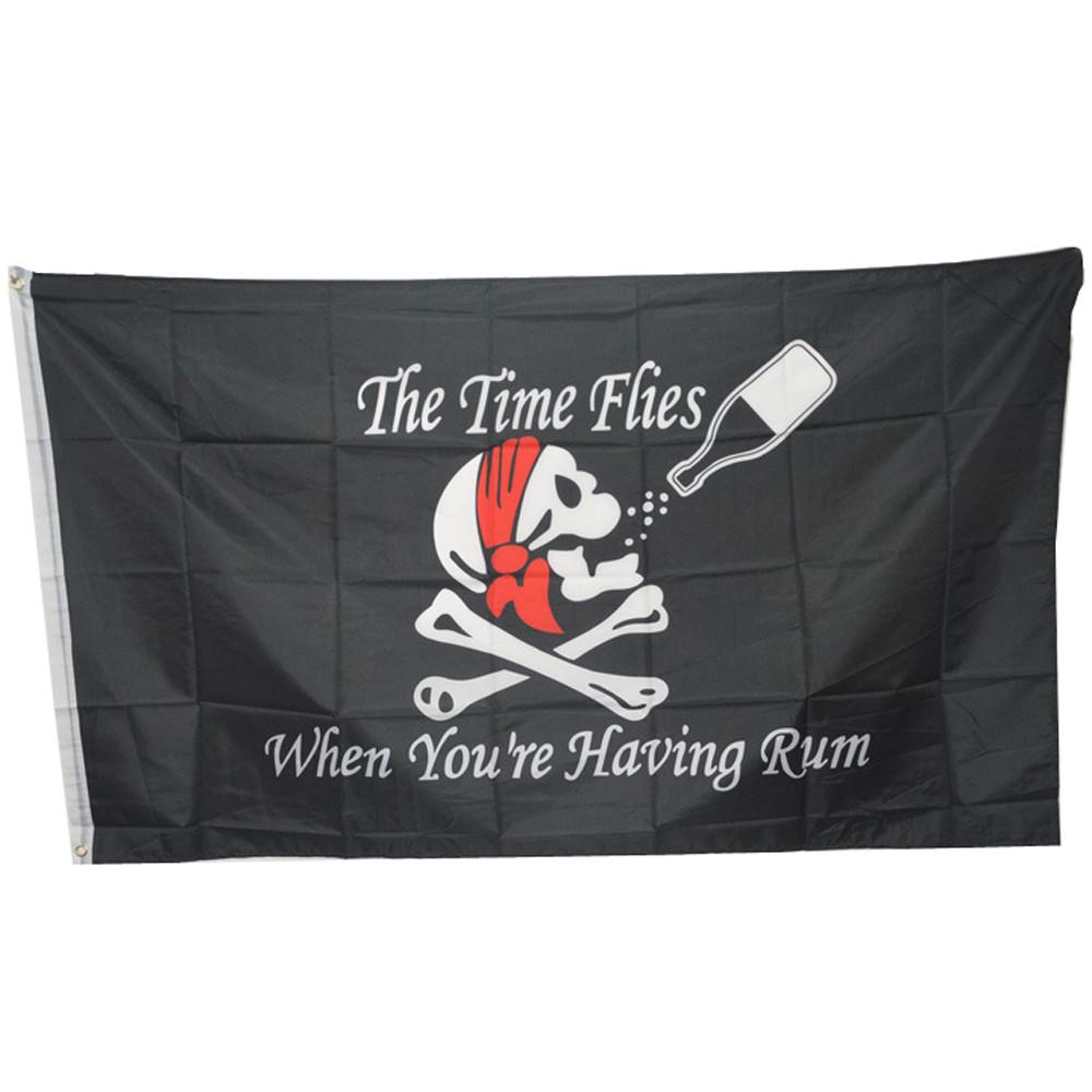 

Huge 3x5FT Crossbones Pirate Flags Grommets Decoration