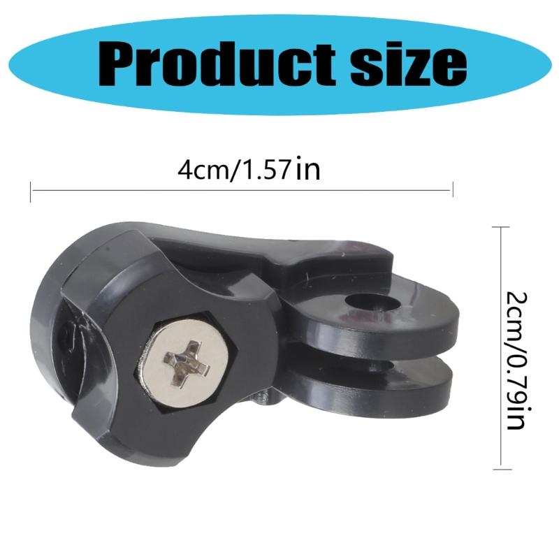 1/4" Camera Mount Tripod Adapter for  System Sports Camera Accessories S Type Converter Adapter 2.36x0.98in